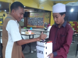 Santri Cijulang Kopo Cisarua Galang Dana Korban Gempa Cianjur 