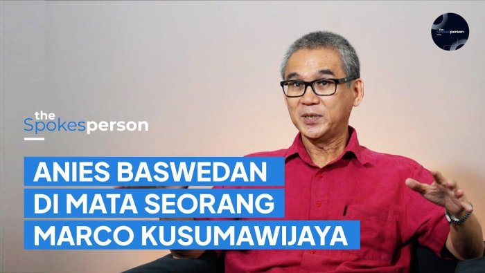 Anies Baswedan di Mata Seorang Marco Kusumawijaya